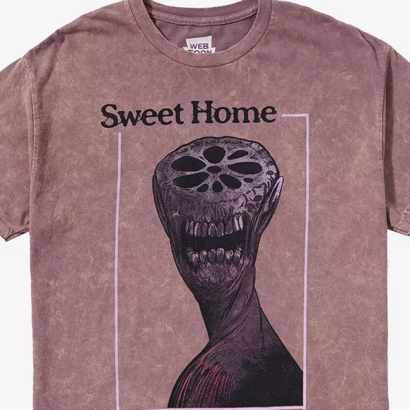 🎄🔥Sweet Home Lotus Root Monster Mineral Wash T-Shirt - Picture 2 of 5